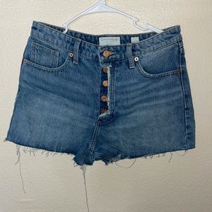 High rise women’s Lucky Brand jean shorts